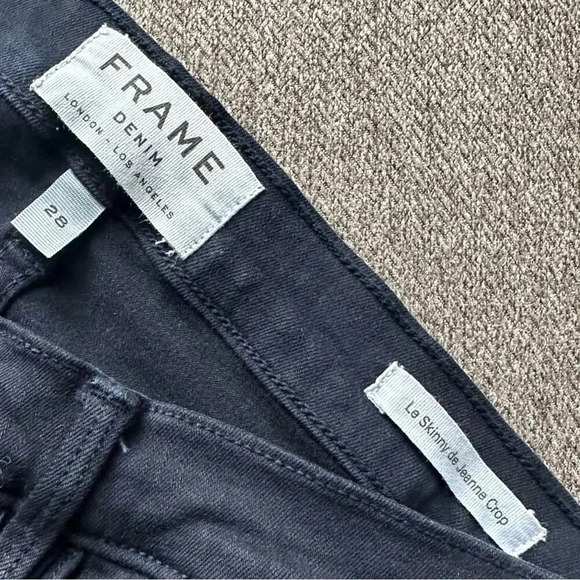 FRAME DENIM Le Skinny de Jeanne Crop Size 28 - Picture 4 of 7